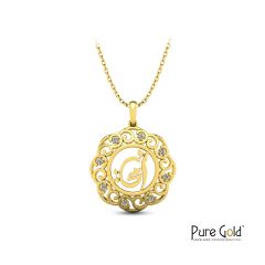 Mother's Day Pendant 0.06 CTS 18 Karat - PGPN0G35438