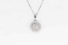 Diamond Pendant with Chain - PGPNG26131