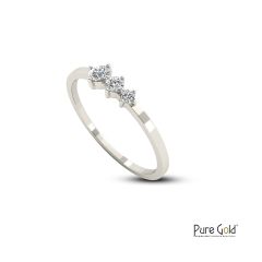 Pure Sparkle Ring 0.10 CTS 18 Karat - PGRN0G32514