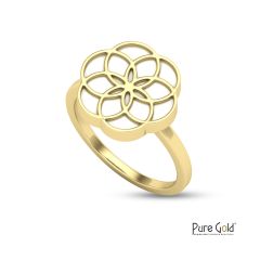 18 Karat Gold Luciana Mother of Pearl Ring - PGRNG34330