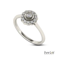 Pure Sparkle Ring 0.10 CTS 18 Karat - PGRN0G27240