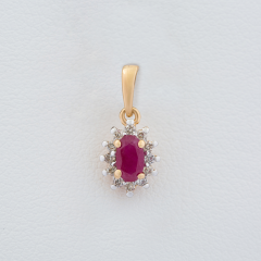 Pure Sparkle Diana Ruby Pendant - PGPNG18209