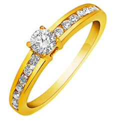 Diamond Channel Ring - PDRN10973