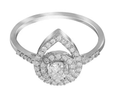 Spiral Diamond Ring