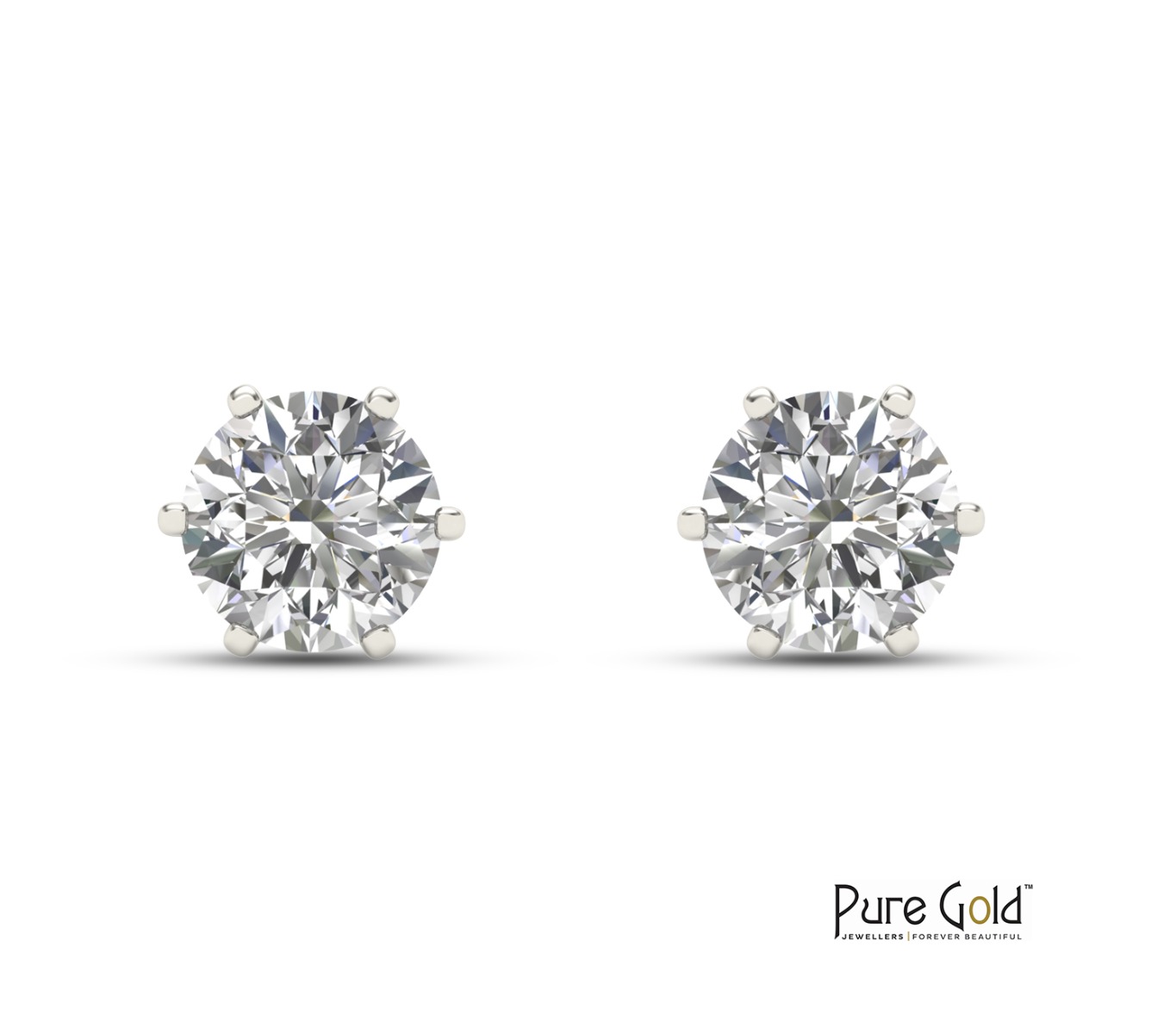 Handmade Sparkle Earring (1.4 CTS, 18 Karat) - PGER0G28284