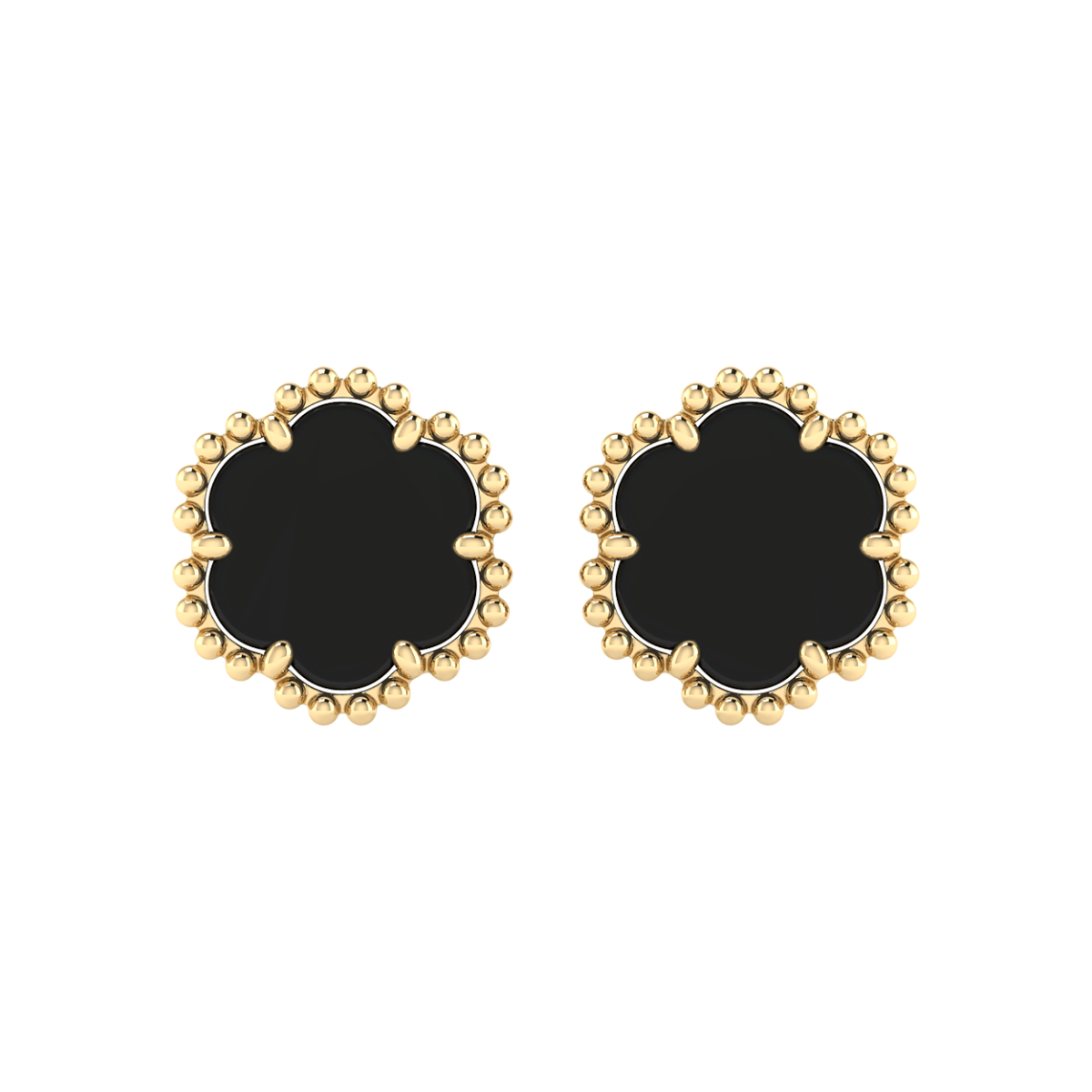 18K Gold Mystic Petal Earrings