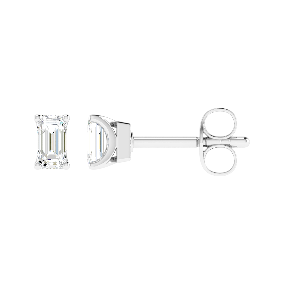 18K Gold Divine Radiance Earrings with Lab-Grown Diamonds