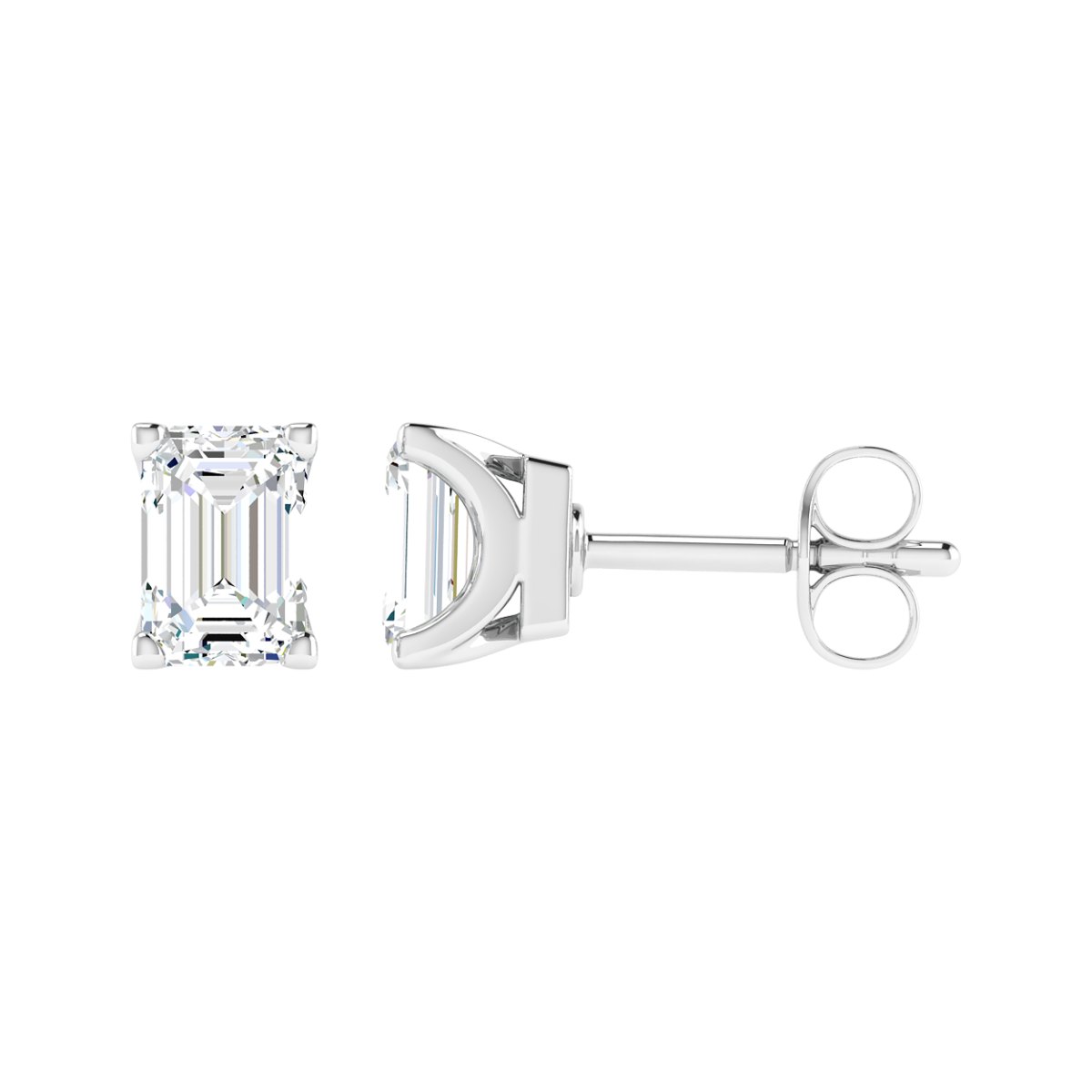18K Gold True Radiance Earrings with Lab-Grown Diamonds