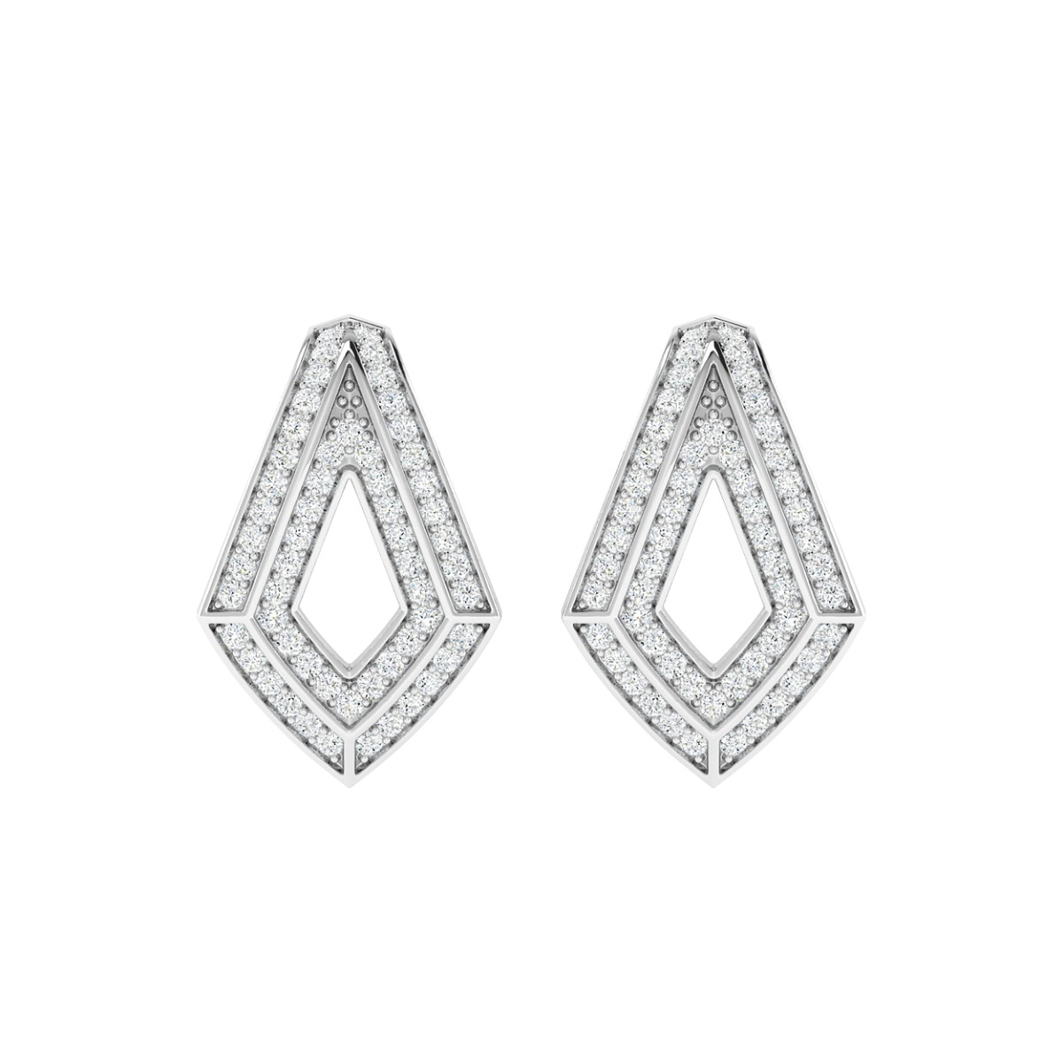 18K Gold Majestic Serpent Earrings With Diamonds