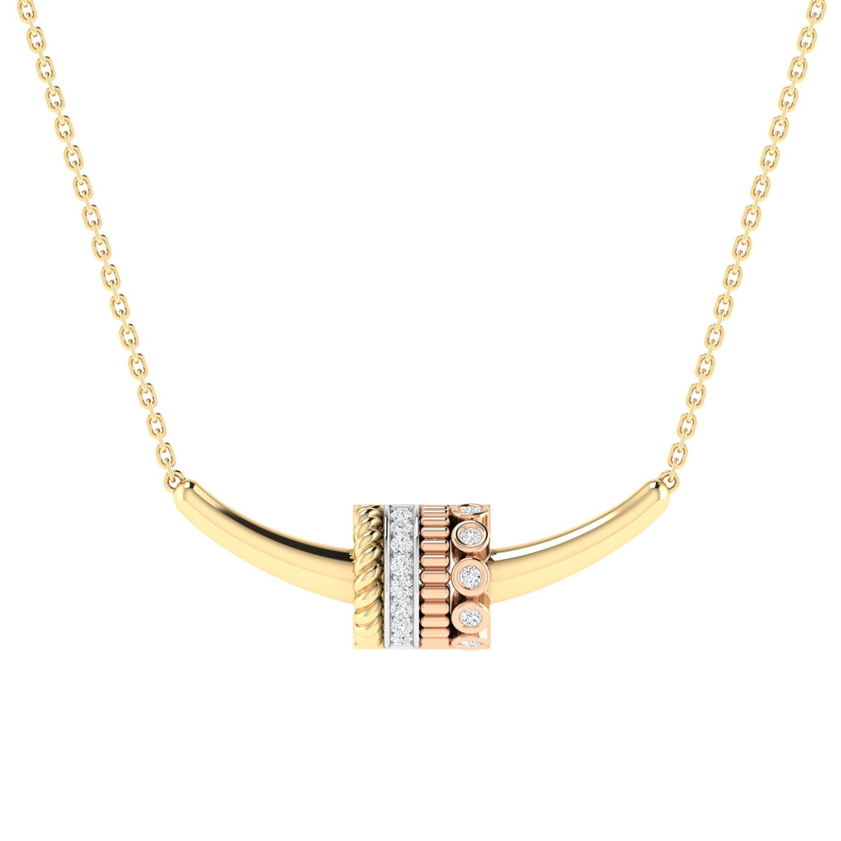 18K Gold Legacy Necklace with Diamonds