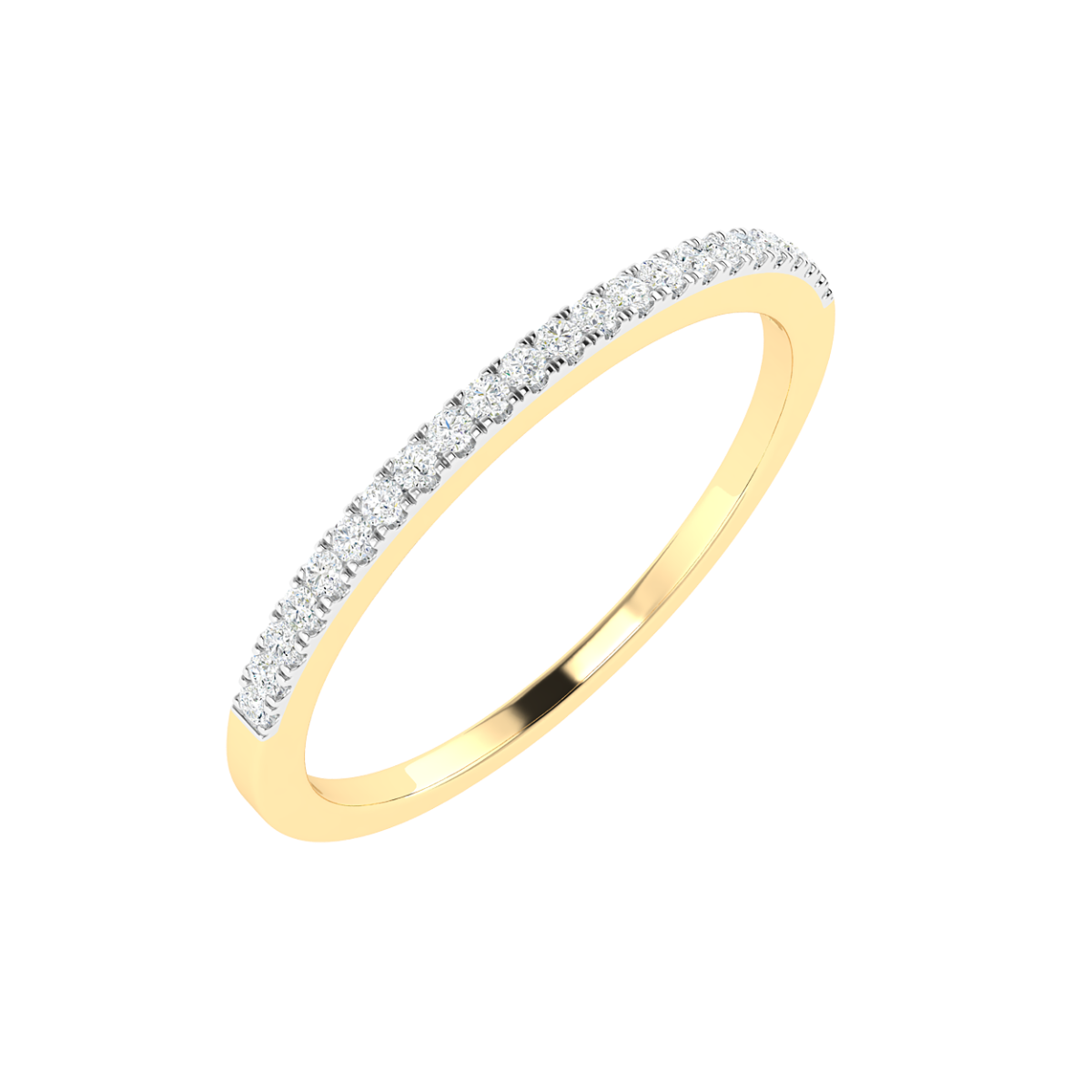 18K Gold Golden Embrace Ring with Diamonds