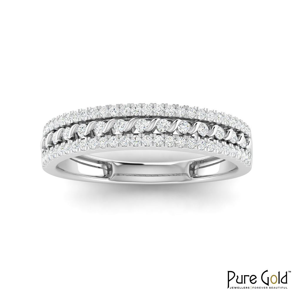 18K Gold Grandeur Ring with Diamonds