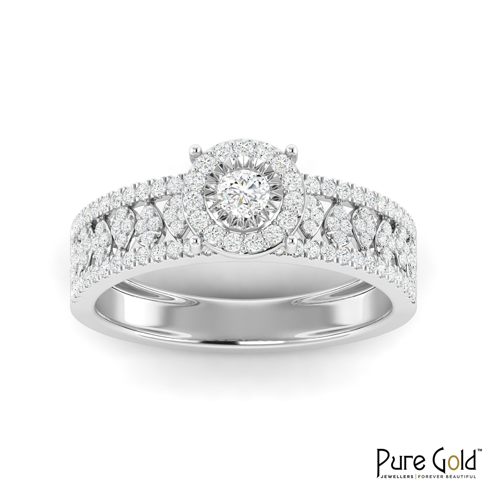 18K Gold Royal Elegance Ring with Diamonds