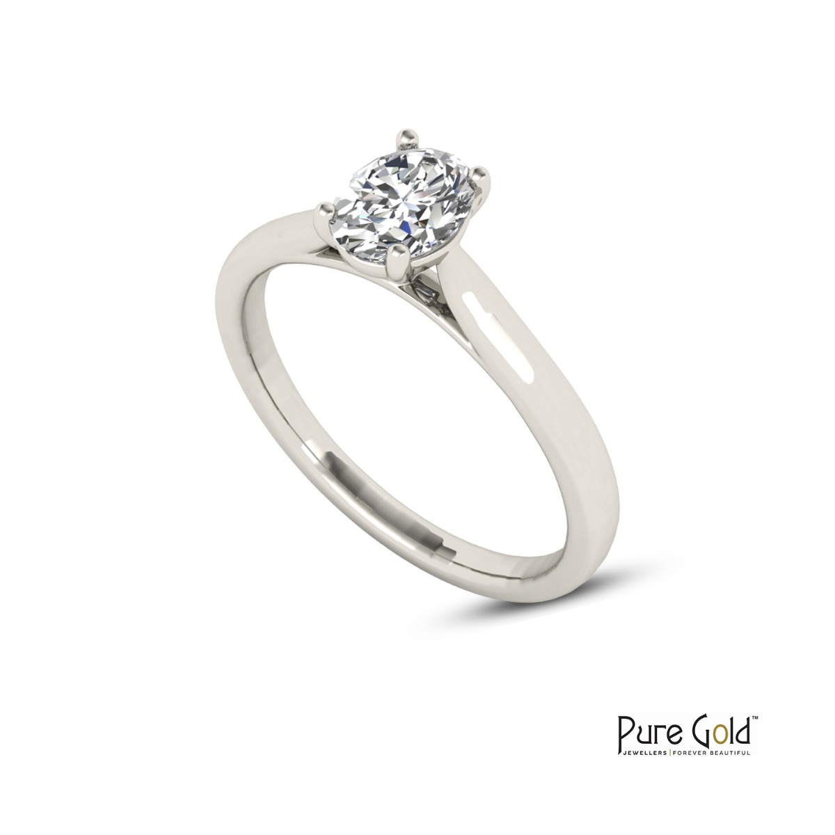 Handmade Sparkle 0.50 CTS Ring 18 Karat