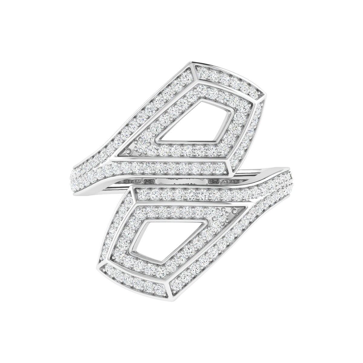 18K Gold Majestic Serpent Ring With Diamonds