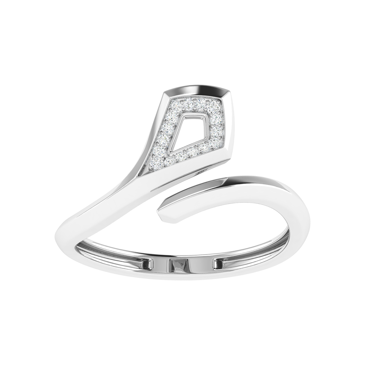 18K Gold Supreme Serpent Ring With Diamonds