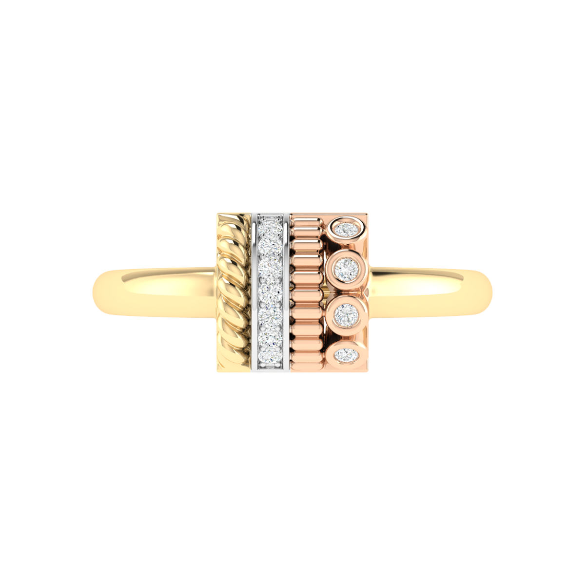 18K Gold Legacy Ring with Diamonds